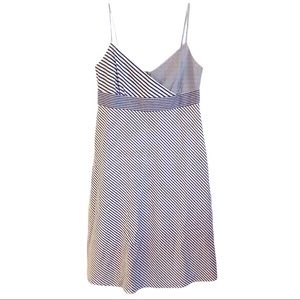 J. Crew Summer Dress Navy Stripe Small